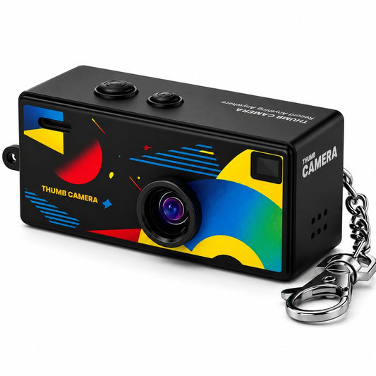 Mini Retro Kamera (Siyah)
