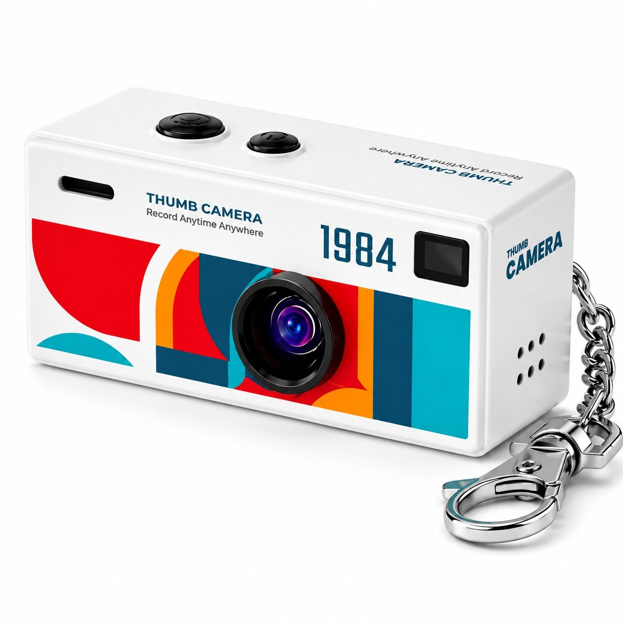 Mini Retro Kamera (Beyaz)