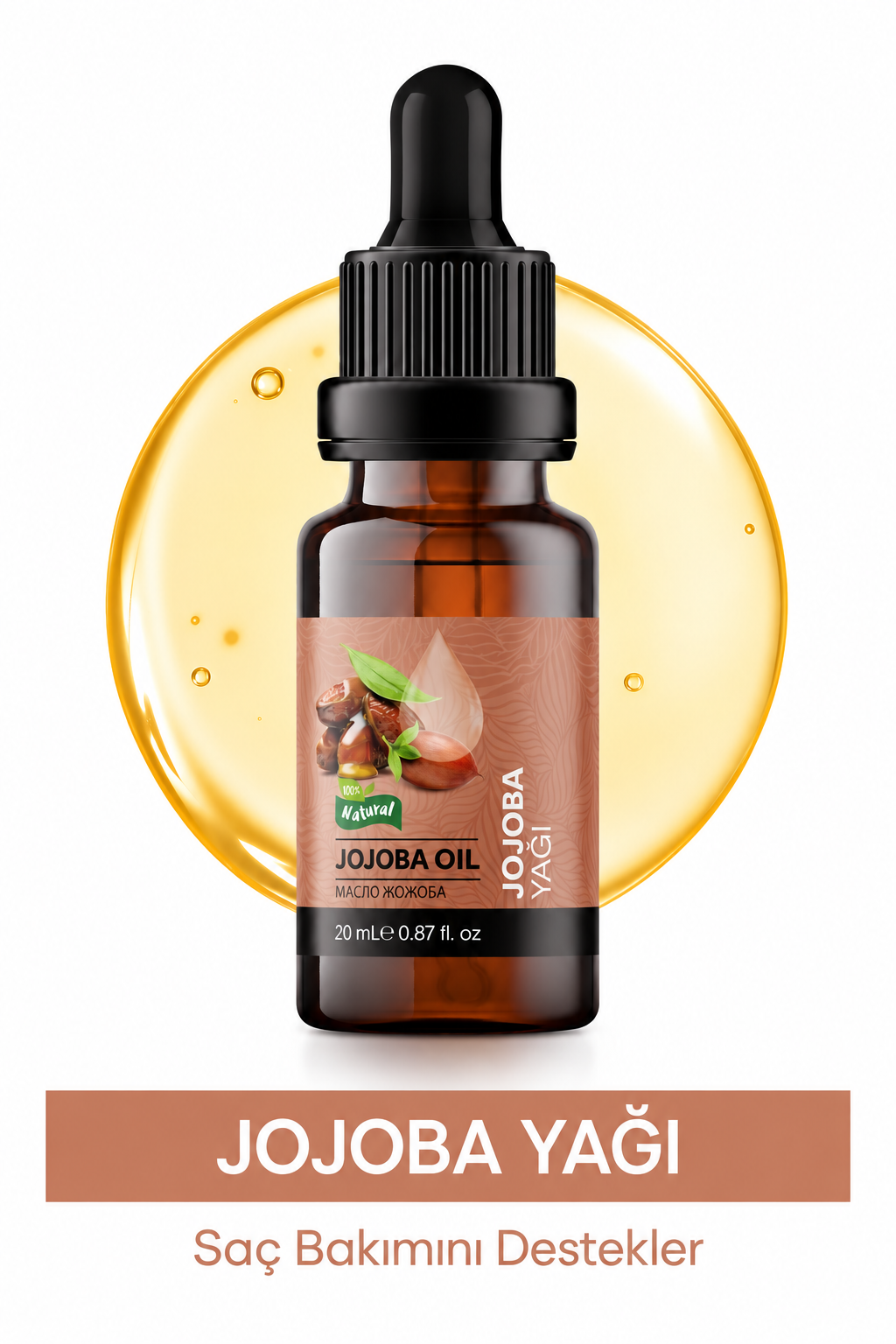 Serum Aplikatörlü Saç Tarağı – Bakım Yağı Hediyeli