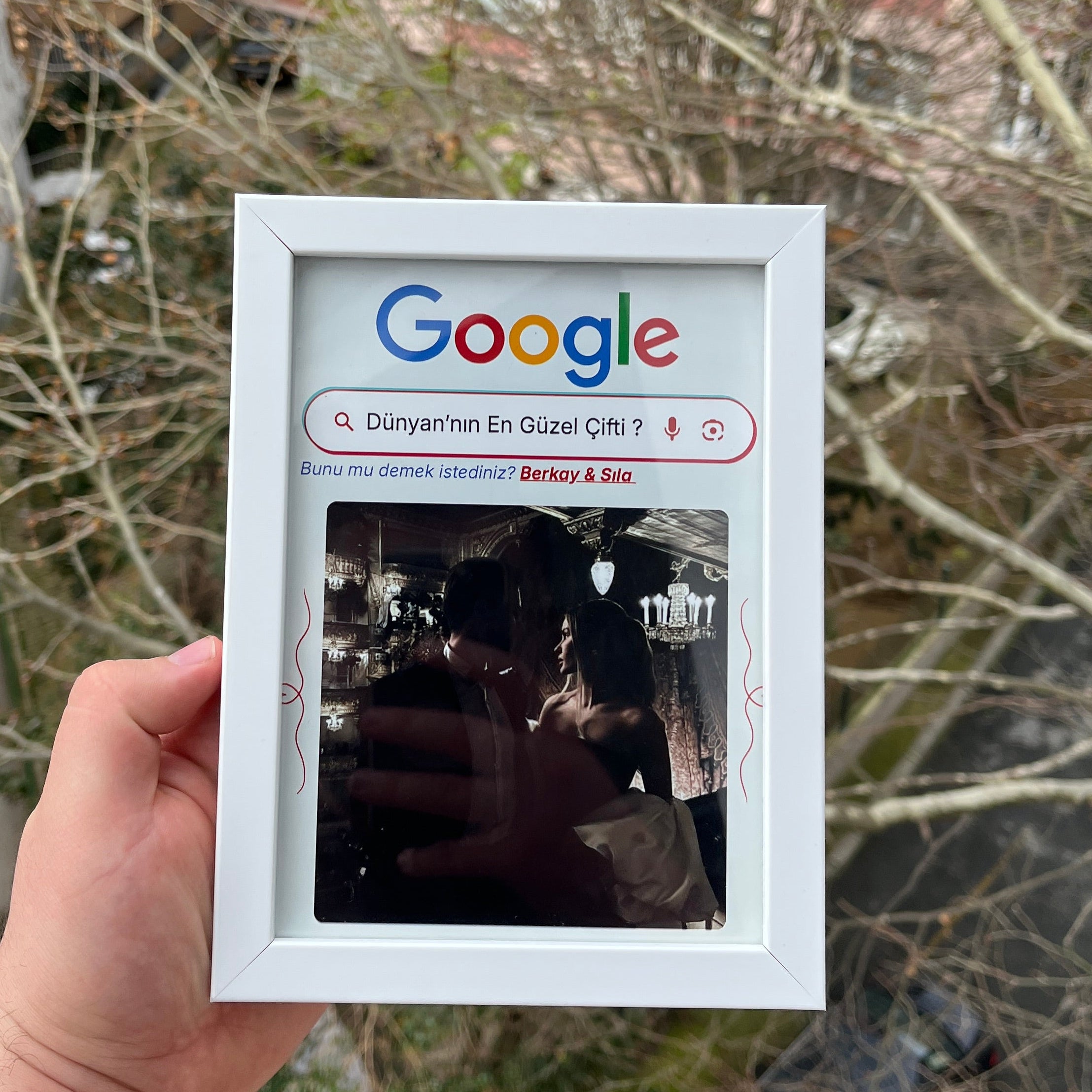 Kişiye Özel Dünyanın En Güzel Kızı Çerçevesi