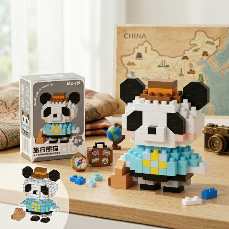 Gezgin Panda Mini Lego Figürü